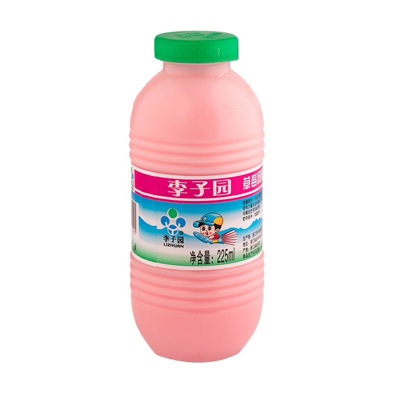 草莓風(fēng)味乳飲料，單瓶凈含量225ml