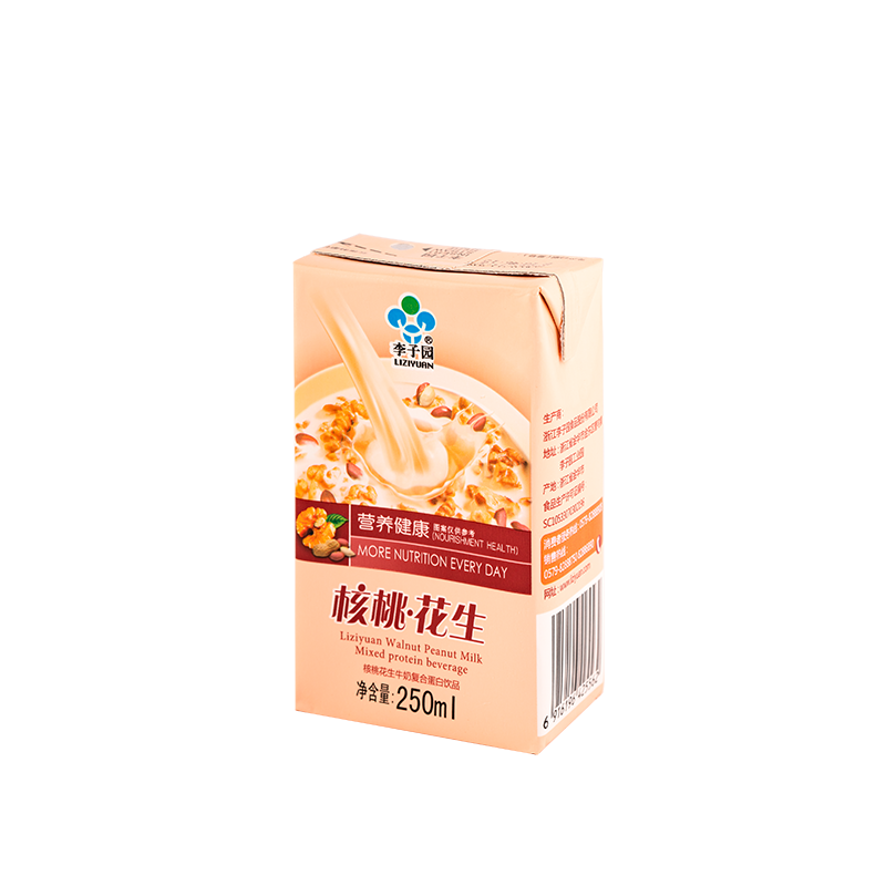 核桃花生牛奶復合蛋白飲品，單瓶凈含量250ml